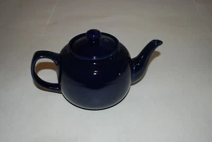 OLD AMSTERDAM POCELAIN TEA POT #1701 COBALT BLUE WITH LID - Picture 1 of 5