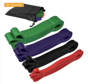 Resistance Bands Set of 4 Pull Up Bands for Men and Women, Assistance Pull Up - Picture 1 of 1