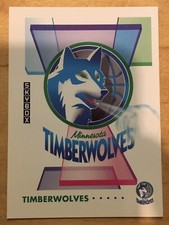 Minnesota Timberwolves Team Logo 1991-92 Sky Box Basketball #366 Mint Condition