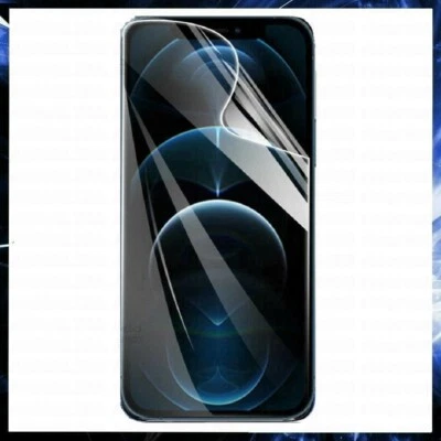 PELLICOLA IDROGEL PER APPLE IPHONE 13 IN SILICONE GEL PROTEZIONE TRASPARENTE LCD