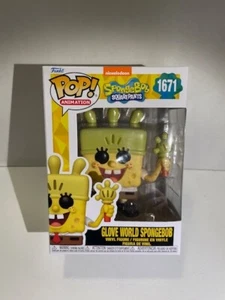 Funko POP! : Bob Esponja Pantalones Cuadrados "Glove World" Bob Esponja # 1671 - Nuevo - Imagen 1 de 6