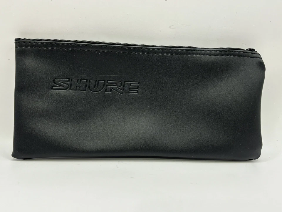 Shure микрофон молнии мешок сумка мягкий чехол логотип 8,25 «X 3,5» черный - Изображение 1 из 3