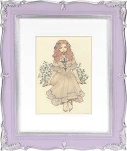 Vintage Stil Rahmen für 8x10 Bild - verzierter Retro Rahmen mit Passepartout für 5x7 Foto - Bild 1 von 7