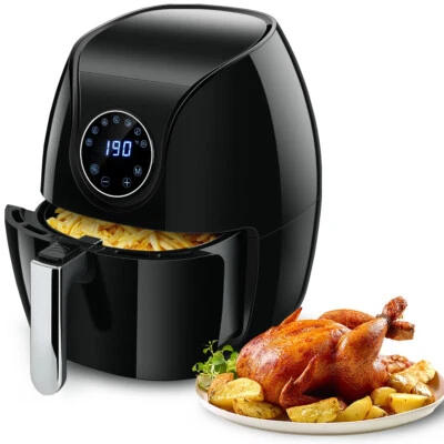 5L Heißluftfritteuse 1500W Air Fryer Fritteusen Heißluft Ofen Friteuse Backen - Bild 1 von 4