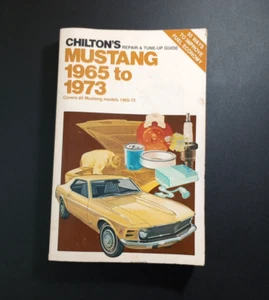 Chilton's Repair & Tune Up Guide for Mustang 1965 to 1973 Manual Book 6542 - Bild 1 von 12