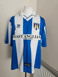COLCHESTER UNITED FC 1999 PATRICK HOME SHIRT ADULT SIZE 46/48 XLARGE - Picture 1 of 10
