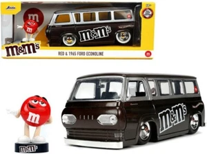 Jada Toys FORD ECONOLINE WITH RED FIGURE "M&M'S" 1965 BROWN 1:24 - Bild 1 von 1