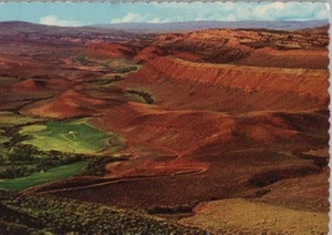 Red Canyons Wyoming Landscape Continental Chrome Postcard - Picture 1 of 2