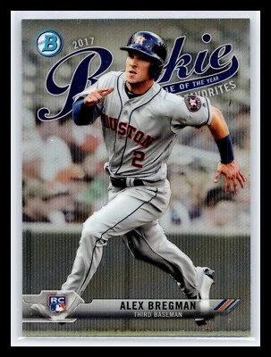 2017 Bowman #ROYF-3 Alex Bregman Refractor Rookie of the Year Favorites RC - Image 1 of 2