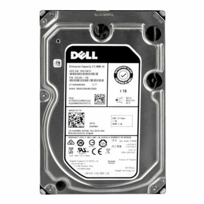 Dell 1TB 7.2K 12Gb/s SAS 3.5" HDD ST1000NM0085 Internal Desktop Drive - Image 1 of 2