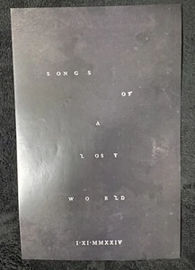 EXCLUSIVE - The Cure - Songs Of A Lost World - Store Event Promo Poster - Picture 1 of 1