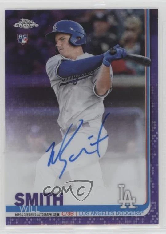 2019 Topps Chrome Purple Refractor /250 Will Smith #RA-WS Rookie Auto RC