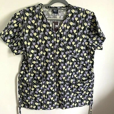 Blusa Médica Dental Mediana Enfermería Mujer Med Gear Manga Corta Nueva con Etiquetas Foto 1 de 4