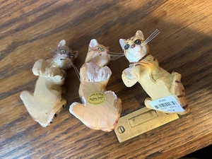 NEW LOT OF THREE LAND & SEA NATURE SERIES CAT POT HANGERS WITH FREE SHIPPING - Picture 1 of 6