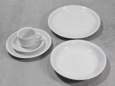THOMAS Porzellan-Set 5-tlg. Gedeck Tasse Untertasse Teller "Trend" Weiß (H059) - Bild 1 von 4