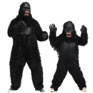 Hot Black Orangutans Cosplay Mascot Costume Monkey Halloween Christmas Outfit - Picture 1 of 20