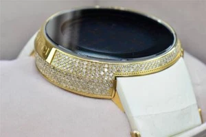 Diamond Gucci I-Gucci Watch Digital Grammy Edition YA114216 White/Gold 2.5 CT. - Picture 1 of 2