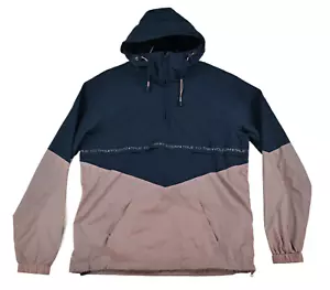 Volcom Volbreaker Hooded Jacket 1/4 Zip Windbreaker Fleece Lined Women's M - Picture 1 of 7