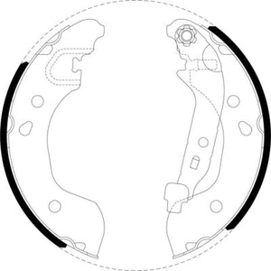 Bendix Brake Shoe Set BS5261 - Picture 1 of 3