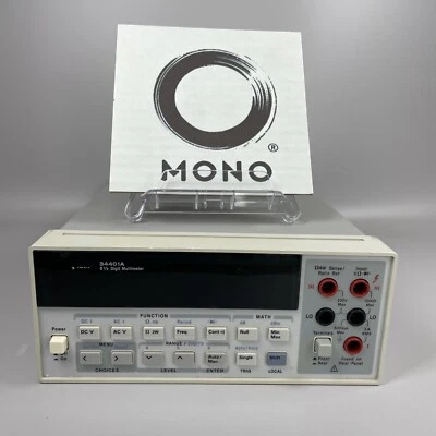 HP Agilent 34401A 6 1/2 Digit Multimeter Tested Japan Hewlett Packard from Japan - Image 1 of 4