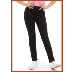 JORDACHE Black Skinny Jeans Girls, Size 10 Adjustable Waist NWOT - Picture 1 of 5