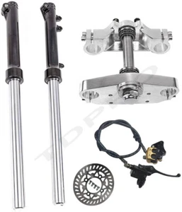 33mm Front Forks Triple Set CRF50 CRF70 SSR Apollo 110cc 125cc 140 Mini Pit Bike - Bild 1 von 12