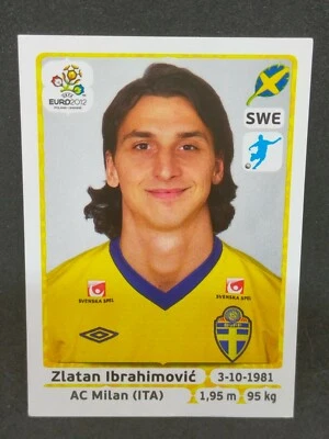 Zlatan Ibrahimovic Panini Image No. 451 Euro 2012 - Lightning Shipping - Image 1 of 2