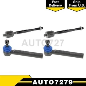 Mevotech Supreme Front Inner Front Outer 4 Steering Tie Rod End For Toyota - Picture 1 of 8