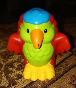 Fisher Price Little People COLORFUL PARROT BIRD TOUCAN Zoo Ark Pirate Blue Head - Picture 1 of 3