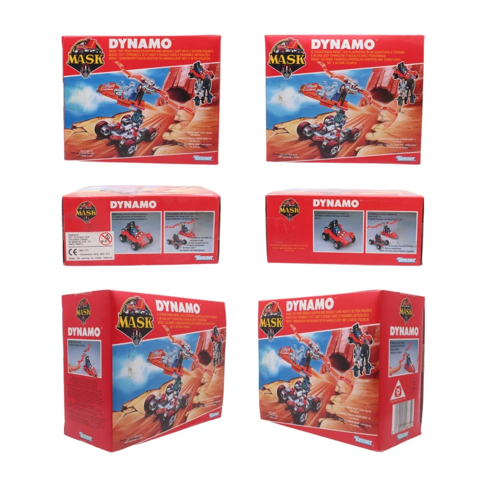 Kenner M.A.S.K. MASK Dynamo Bruce Sato US Box / MISB