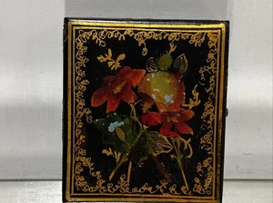 VTG. Beautiful Young Woman Tin Type, Daguerreotype Mother of Pearl Painted Case - Picture 1 of 18