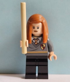 New Lego Harry Potter Ginny Weasley Minifigure with Wand  hp114  4841