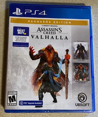 Assassin's Creed Valhalla Ragnarok Edition PS4 UBP30502401-CVR New 887256112615 - Image 1 of 2