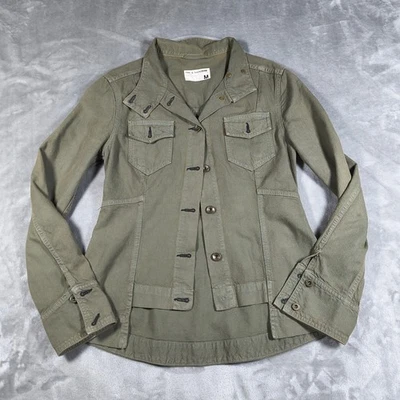 Rag Bone Classic Chamberlain Jacket Women Medium Green Army Utility Stand Collar - Image 1 of 4