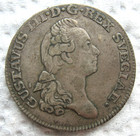 1788-OL Sweden Silver 1/6 Riksdaler