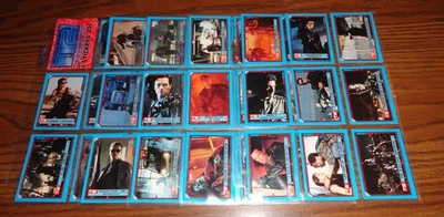 1991 Topps T-2 Judgement Day Terminator 2 trading card Sticker Set(44) & Wrapper - Image 1 of 3