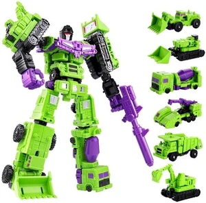 MISB Transformers DX9 KO G1 Constructions Devastator Hulkie Complete Third Party - Picture 1 of 4