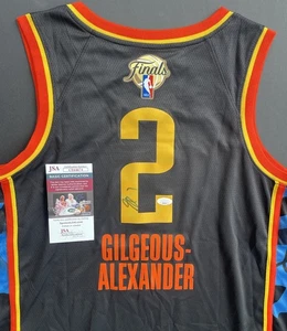 Shai Gilgeous Alexander Signed Auto 25 NBA Finals Jersey OKC Thunder MVP JSA COA - Picture 1 of 4