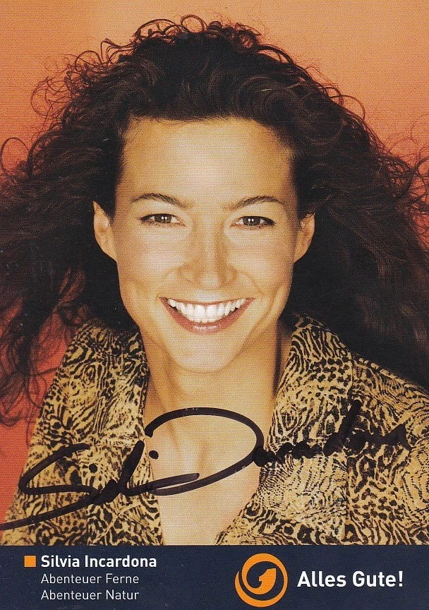 Silvia INCARDONA - dt. TV-Moderatorin, Kabel 1, Original-Autogramm! - Bild 1 von 1