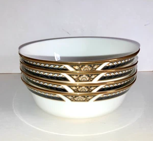 Set 4 Lenox Golden Dynasty Porzellan 6" Allzweckschüssel Goldrand Suppe Salat - Bild 1 von 11