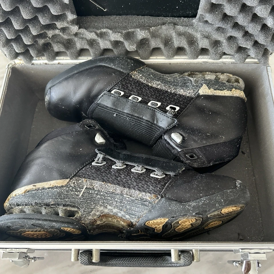 Maleta Nike Air Jordan 17 OG Negra Metálica Plateada 302720 041 Talla 9 Foto 1 de 4