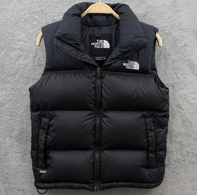 The North Face Vest Womens X-Small XS 1996 Retro Nuptse Down 700 Black Puffer - Image 1 of 4
