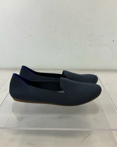 Rothy's Navy Blue Knit Fabric Slip-On Flats 6.5 - Picture 1 of 7
