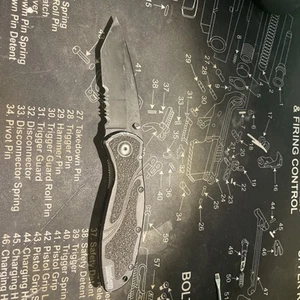 Kershaw USA Blur 1670TBLKST Assisted Pocket Knife With Wear - Picture 1 of 7