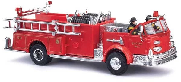 Busch 46032 HO Scale 1968 American LaFrance Open-Cab Pumper - Image 1 of 1