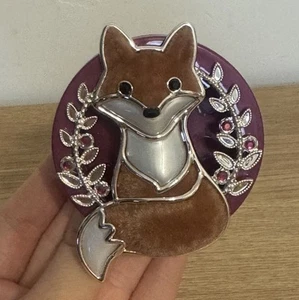Clip de visera de coche portátil perfumado Bath & Body Works raro Woodland Fox - Imagen 1 de 3