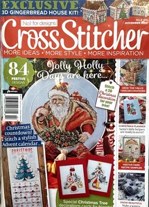 CROSS STITCHER MAGAZINE #403 NOV 2023 UK | CHRISTMAS | FREE GINGER BREAD KIT - Picture 1 of 2
