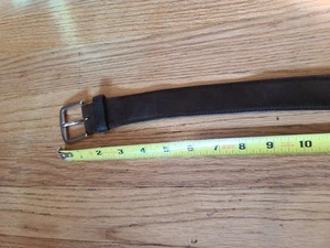 Loro Piana Alsavel Brown Belt Suede Calf Split sz 40 Italy - Picture 1 of 10