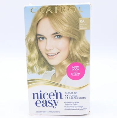 Clairol Nice 'N Easy Blend of Tones & Highlights 8A Medium Ash Blonde Permanent - Image 1 of 4