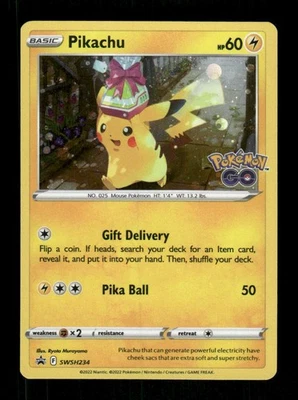 Pokemon SWSH: Sword & Shield Promo Cards #SWSH234 Pikachu Promo Cosmos Holo - Image 1 of 2